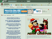 Tablet Screenshot of littlemirai.deviantart.com