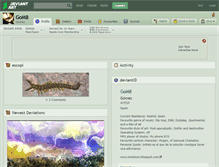 Tablet Screenshot of gom8.deviantart.com