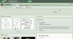 Desktop Screenshot of luckygirl555.deviantart.com