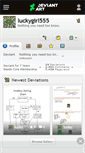 Mobile Screenshot of luckygirl555.deviantart.com