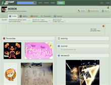 Tablet Screenshot of moisok.deviantart.com