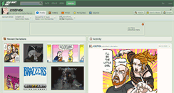 Desktop Screenshot of josephsk.deviantart.com