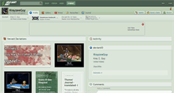 Desktop Screenshot of krayzeeguy.deviantart.com