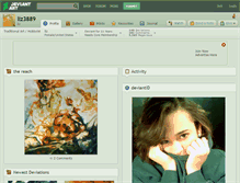 Tablet Screenshot of liz3889.deviantart.com