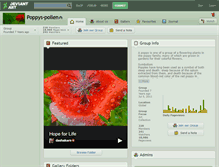 Tablet Screenshot of poppys-pollen.deviantart.com