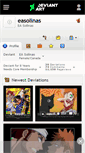Mobile Screenshot of easolinas.deviantart.com