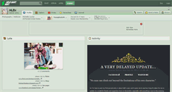 Desktop Screenshot of mlbx.deviantart.com