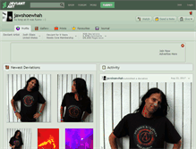 Tablet Screenshot of jawshoewhah.deviantart.com