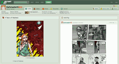 Desktop Screenshot of darkmastern.deviantart.com