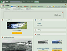 Tablet Screenshot of cazian.deviantart.com