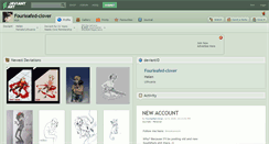 Desktop Screenshot of fourleafed-clover.deviantart.com