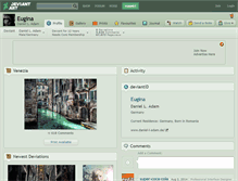 Tablet Screenshot of eugina.deviantart.com