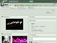 Tablet Screenshot of elgaris.deviantart.com