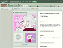 Tablet Screenshot of chibiusa-perle-club.deviantart.com