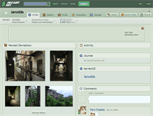 Tablet Screenshot of ianodda.deviantart.com