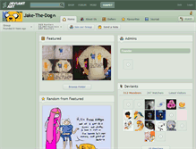 Tablet Screenshot of jake-the-dog.deviantart.com