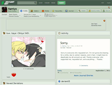 Tablet Screenshot of itamiyo.deviantart.com