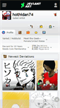 Mobile Screenshot of hothidan74.deviantart.com