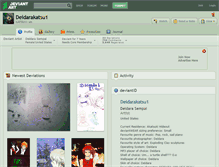 Tablet Screenshot of deidarakatsu1.deviantart.com