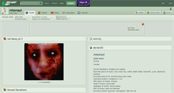 Desktop Screenshot of missmaul.deviantart.com