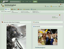 Tablet Screenshot of darkmustangsoul.deviantart.com