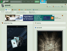 Tablet Screenshot of ajratedr.deviantart.com