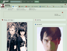 Tablet Screenshot of koffel.deviantart.com