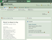 Tablet Screenshot of larka--firewind.deviantart.com