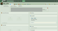 Desktop Screenshot of king---julian.deviantart.com