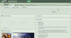 Desktop Screenshot of materant.deviantart.com