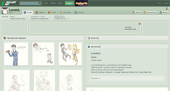 Desktop Screenshot of lomtick.deviantart.com
