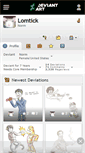 Mobile Screenshot of lomtick.deviantart.com
