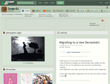 Tablet Screenshot of dyogo-ex.deviantart.com