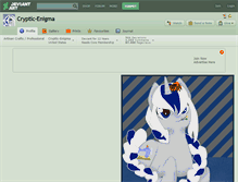 Tablet Screenshot of cryptic-enigma.deviantart.com