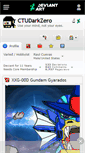 Mobile Screenshot of ctudarkzero.deviantart.com
