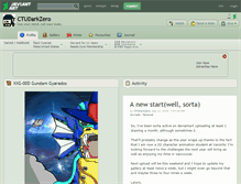 Tablet Screenshot of ctudarkzero.deviantart.com