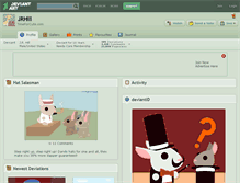 Tablet Screenshot of jrhill.deviantart.com