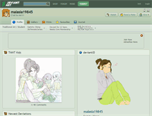 Tablet Screenshot of malasia19845.deviantart.com