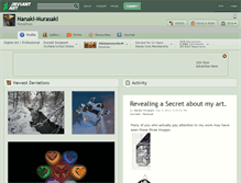 Tablet Screenshot of nanaki-murasaki.deviantart.com