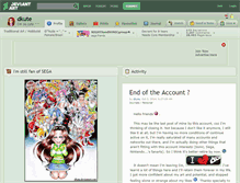 Tablet Screenshot of dkute.deviantart.com