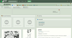 Desktop Screenshot of deviantfuck.deviantart.com