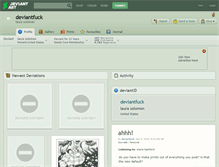 Tablet Screenshot of deviantfuck.deviantart.com