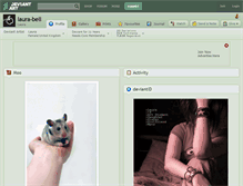 Tablet Screenshot of laura-bell.deviantart.com