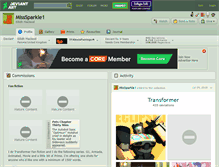 Tablet Screenshot of misssparkle1.deviantart.com