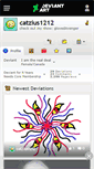 Mobile Screenshot of catzius1212.deviantart.com