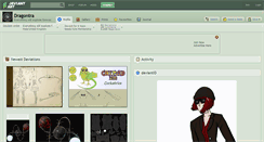 Desktop Screenshot of dragontra.deviantart.com