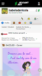 Mobile Screenshot of isabeladenicola.deviantart.com