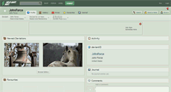 Desktop Screenshot of johnforce.deviantart.com