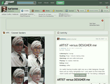 Tablet Screenshot of karlonne.deviantart.com