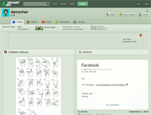 Tablet Screenshot of dannychan.deviantart.com